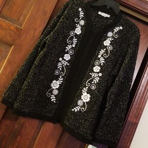 Womens Embroidered Sweater